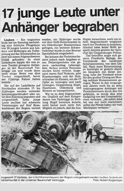 Unfallbericht 1993