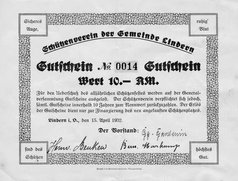 Der Gutschein zum Platzkauf (1932)