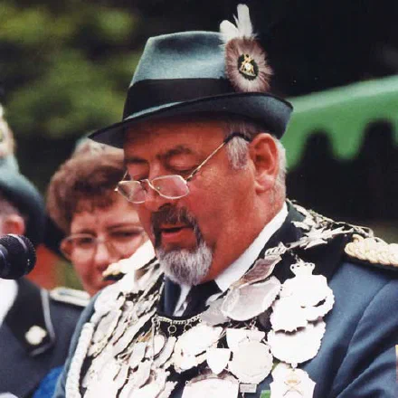 Willy Pleiter — Schützenkönig 1998