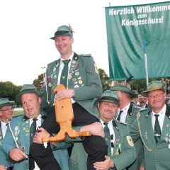 Stephan Thoben als Schützenkönig 2022