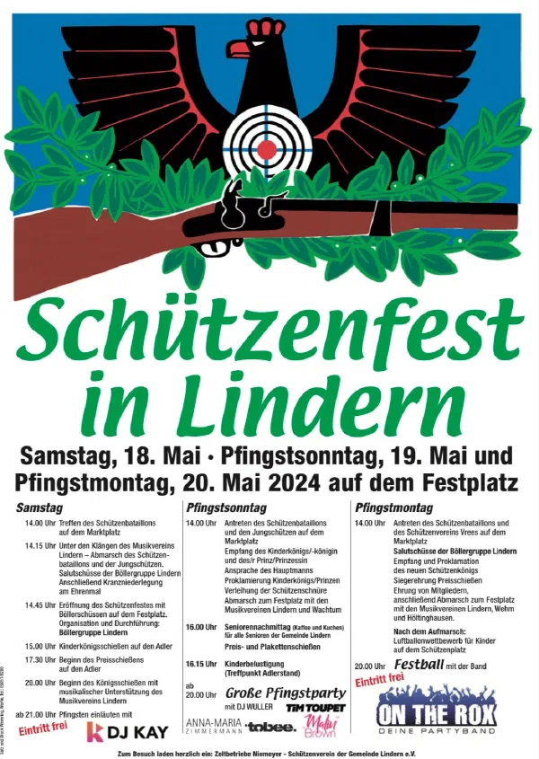 Plakat Schützenfest 2024