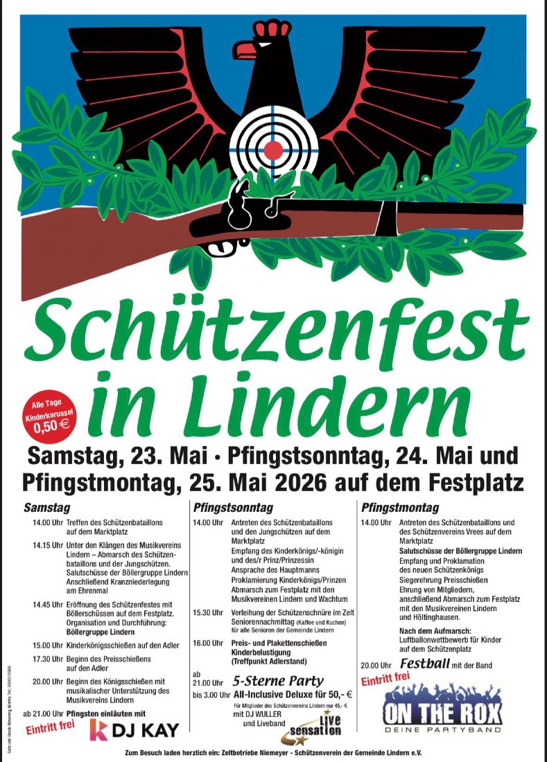 Plakat Schützenfest 2026